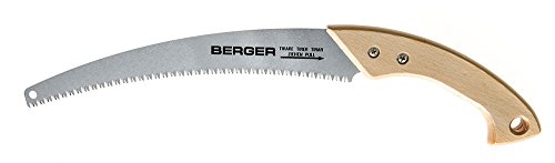 Berger Astsäge 61512 mit Holzgriff Baumsäge mit auswechselbarem Hochleistungs-Sägeblatt von BERGER
