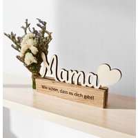 Muttertagsgeschenk Mit Trockenblumen I Muttertag Personalisiertes Geschenk Geburtstagsgeschenk Vatertagsgeschenk Ideen Zum von BergerSDesign