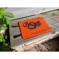 Sitzunterlage "Kreuzotter" - Echter Tiroler Schafwollfilz Handarbeit Sitzunterlage "Kreuzotter" - Echter Tiroler Schafwollfilz Handarbeit von Berghexn