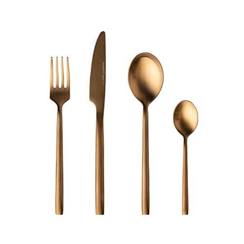 Berghoff - 4-teiliges Besteckset Gold von Berghoff