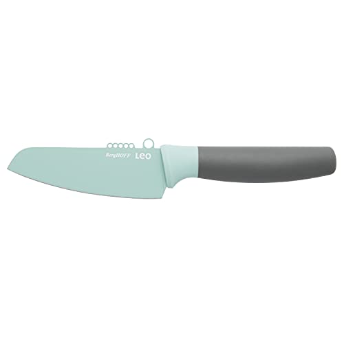 Berghoff Gemüsemesser mit Zester Leo 11cm Antihaftbeschichtung Edelstahl Grün, Größe: 24,5cm, 3950107 von Berghoff