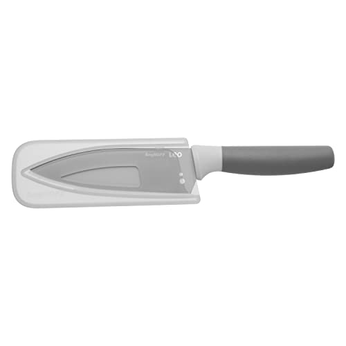 Berghoff Chefmesser mit Kräuterzieher Leo 14cm Antihaftbeschichtung Edelstahl Grau, Größe: 26,5cm, 3950041 von Berghoff