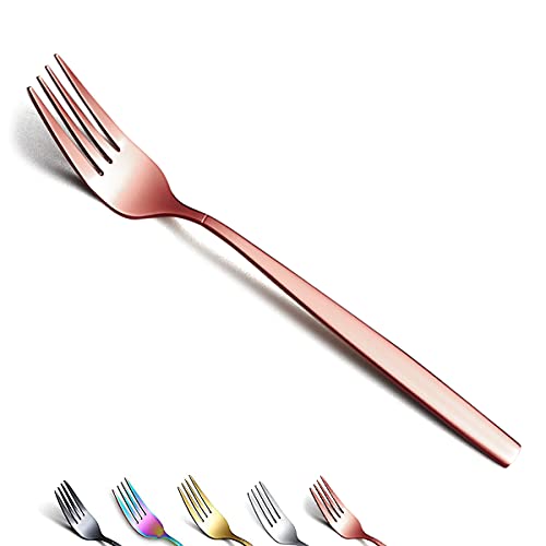 Berglander Roségold Gabeln von 6, Edelstahl Titan glänzend Kupfer Beschichtung Gabel Set, Gabeln und Löffel Besteck, Löffel und Gabeln Set Berglander Roségold Gabeln von 6, Edelstahl Titan glänzend Kupfer Beschichtung Gabel Set, Gabeln und Löffel Besteck, Löffel und Gabeln Set von Berglander
