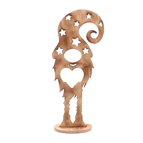 Bergliebe Wichtel | Weihnachtsdeko | Weihnachten | Adventsdeko | Holz geflammt | Holzdeko | Dekoartikel | 53,5 x 20cm Pohmer Design von Bergliebe