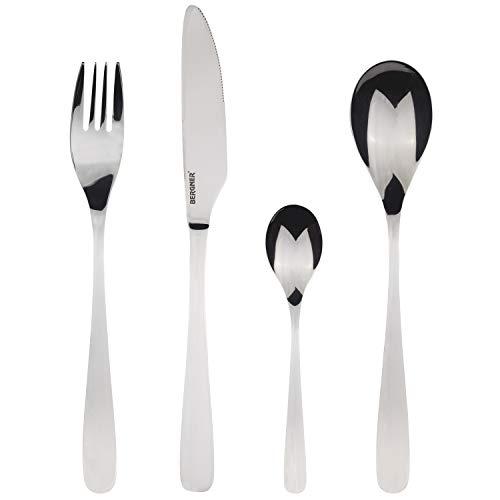 BERGNER BG-5302-MM Cutlery Set Mix Tischmesser, Aluminium, POITIERS von Bergner