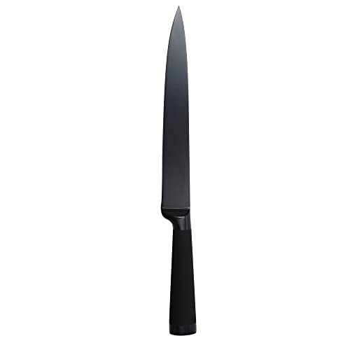 Bergner CUCHILLO TRINCHADOR 20CM SS Black Blade BG Messer, Stainless Steel, Schwarz, 22x7x3 cm von Bergner