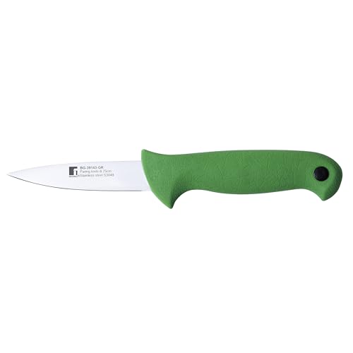 BERGNER Professional Color | Schälmesser 8,75 cm | Aus Edelstahl | Ideal zum Schneiden von Gemüse | Profiküche | Ergonomischer Griff von Bergner