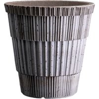 Blumentopf Atlas Raw Pot inkl. Untersetzer grey ⌀ 18 cm von Bergs Potter