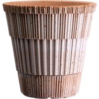 Blumentopf Atlas Raw Pot inkl. Untersetzer rosa ⌀ 18 cm von Bergs Potter