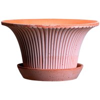 Blumentopf Daisy Raw Pot inkl. Untersetzer rosa Ø 25 cm von Bergs Potter