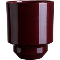 Blumentopf The Hoff Pot deep burgundy Ø  18 cm von Bergs Potter