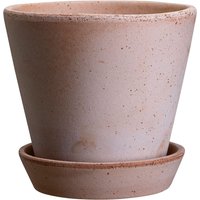 Blumentopf The Julie Raw Pot inkl. Untersetzer rose Ø 21 cm von Bergs Potter