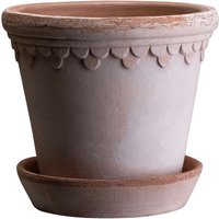 Blumentopf The Københavner Raw Pot inkl. Untersetzer rose ⌀ 35 cm von Bergs Potter