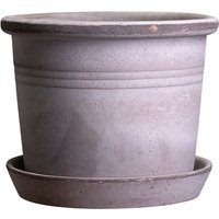 Outdoor Blumentopf The Galestro Pot inkl. Untersetzer grey Ø 30 cm von Bergs Potter