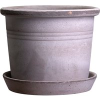 Outdoor Blumentopf The Galestro Pot inkl. Untersetzer grey Ø 40 cm von Bergs Potter