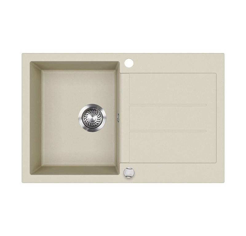 Bergstroem Granitspüle Kapstadt, Beige, 78 x 50 cm, Rechteckig, 78/50 cm Bergstroem Granitspüle Kapstadt, Beige, 78 x 50 cm, Rechteckig, 78/50 cm von Bergstroem