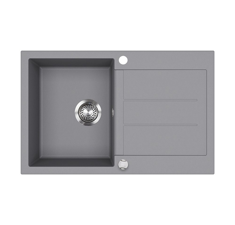 Bergstroem Granitspüle Kapstadt, Grau, 78 x 50 cm, Rechteckig, 78/50 cm Bergstroem Granitspüle Kapstadt, Grau, 78 x 50 cm, Rechteckig, 78/50 cm von Bergstroem