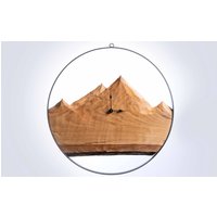 Wanduhr Eiche 40cm Wanduhr Eiche 40cm von BergwerkEdelholz