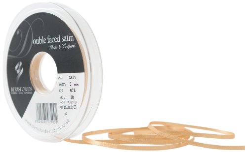 Berisfords 3501 Doppelseitiges Satinband, Polyester, Honey Gold, 0,3 cm, 30 Berisfords 3501 Doppelseitiges Satinband, Polyester, Honey Gold, 0,3 cm, 30 von Berisfords