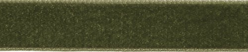 Berisfords Samtband, Samt, Loden Grun, 10.2 x 5.6 x 10.2 cm von Berisfords