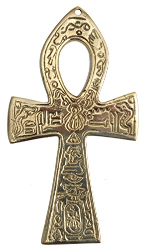 Ägyptisches Symbol Ankh aus Messing, 15 cm von Berk