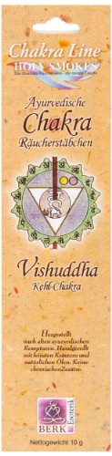 Berk HS-184 Räucherstäbchen - Kehl-Chakra Vishuddha - Chakra Line, 10 g Berk HS-184 Räucherstäbchen - Kehl-Chakra Vishuddha - Chakra Line, 10 g von Berk