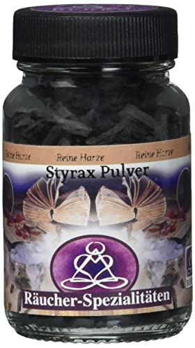 Berk HS-245 Räucherwerk - Styrax Pulver - Reine Harze, 50 ml von Berk