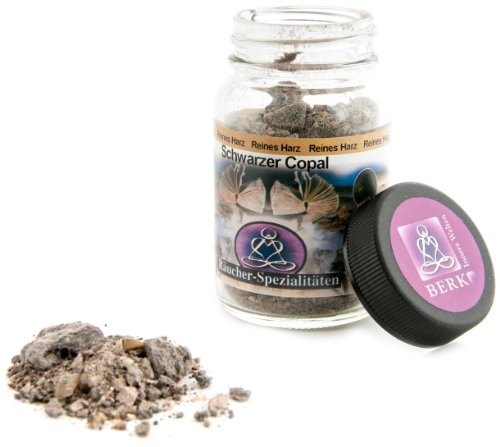 Berk Räucherwerk - schwarer Copal Saumerio - Reine Harze (1 Set, 1 Stück, 60 ml) Berk Räucherwerk - schwarer Copal Saumerio - Reine Harze (1 Set, 1 Stück, 60 ml) von Berk