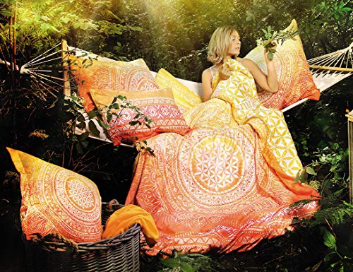 Bettbezug Sunrise - Blume des Lebens Biobaumwolle KBA von Berk