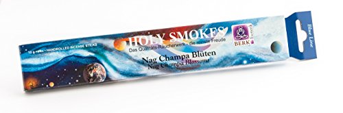 Original HOLY SMOKES-BLUE LINE Rucherstbchen NAG CHAMPA BLTEN aus INDIEN, 10 g von Berk