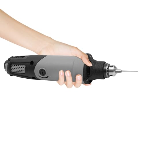 Berkalash 400W Elektrisch Schleifer Bohrmaschine, 6 Positionen Variable Geschwindigkeiten Rotarys Werkzeug, Elektrischer Stabschleifer 0-28000r/min von YISSALE