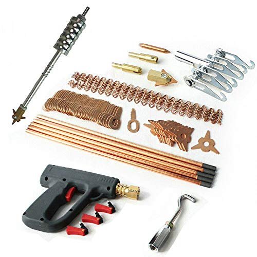 86 Teiliges Reparaturset, Spotter Zubehör Box Ausbeul Set für Dellen an Karosserien von YISSALE