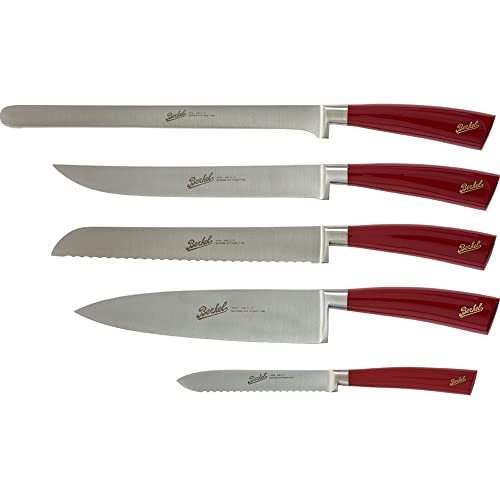 Berkel Elegance Set mit 5 chef-Messern Rot von Berkel