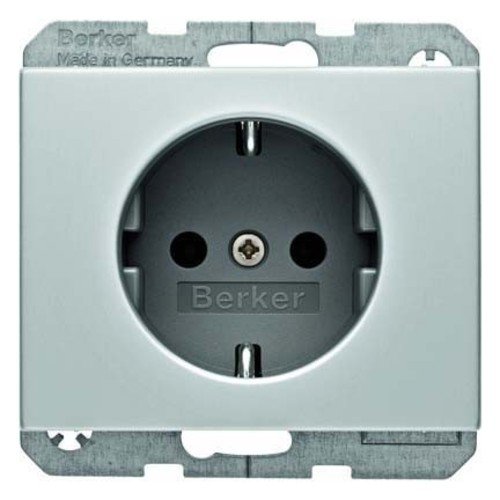 Steckdose K.5, Aluminium eloxiert BERKER 47157003 von Berker