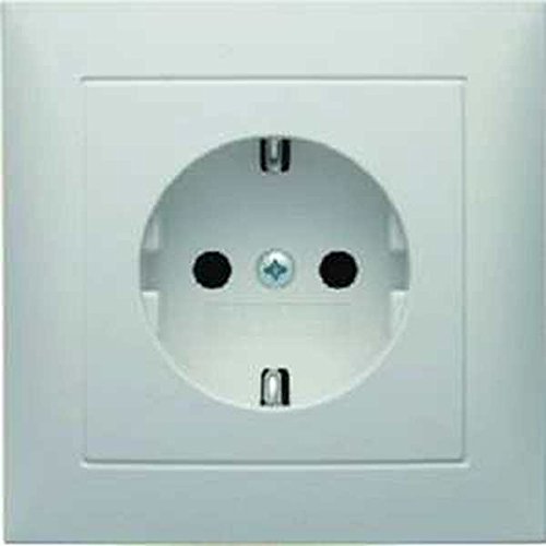 Berker Steckdose SCHUKO 47429909 polarweiss matt (5 Stück Steckdose) von Berker