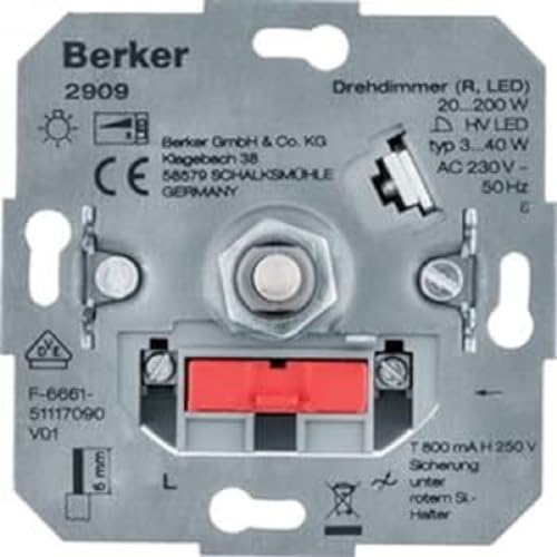 Berker Drehdimmer (R, LED) 2909 von Berker