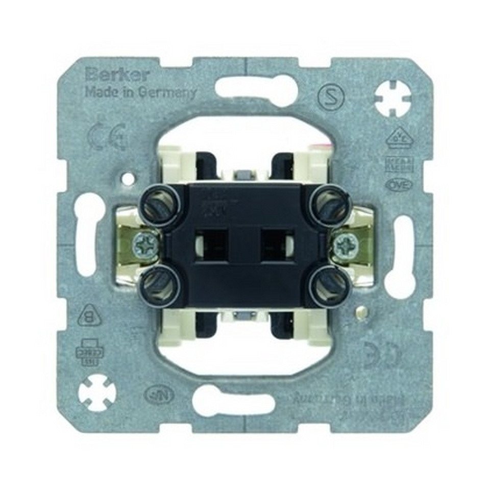 Berker Schalter, Wipptaster-Modul 1S Unterputz IP20 ohne Aufdruck von Berker