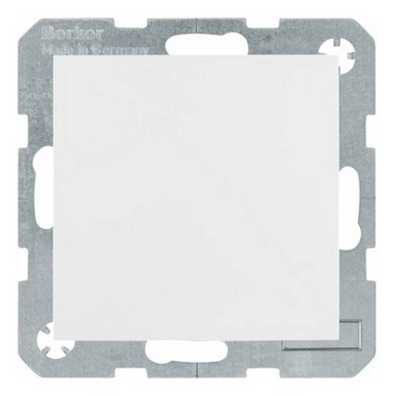 Berker Unterputz-Steckdose, 1f polarweiß glänzend Unterputz IP44 Zentralplatte horizontal/vertikal von Berker
