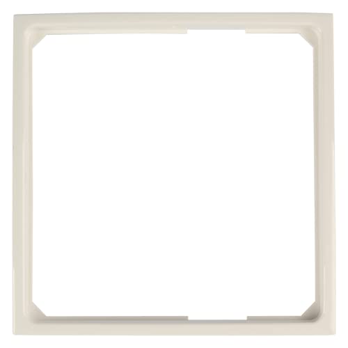 Berker Zwischenrahmen System S. 1, Polarweiß, 50x50mm, Timerhalter für Zeitschaltuhren von Berker