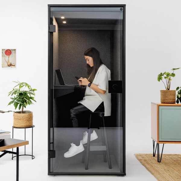 Berlin Acoustics Focus Akustikbox Telefonbox in Schwarz von Berlin Acoustics