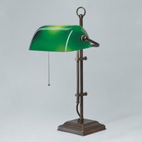 Bankerleuchte Messing Antik von Berliner Messingleuchten GmbH