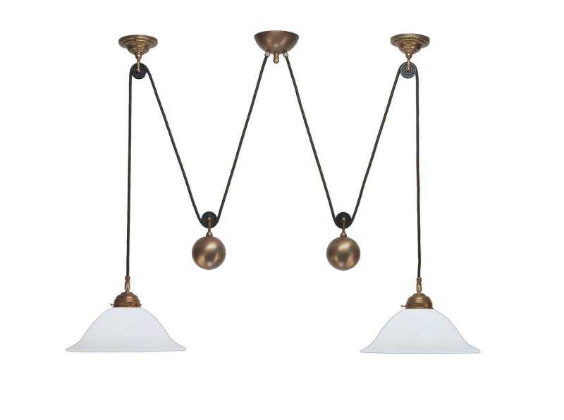 Berliner Messinglampen Deckenleuchte Ei07-38op-B, ohne Leuchtmittel von Berliner Messinglampen