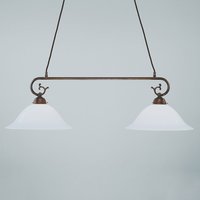 Jugendstil Hängeleuchte Messinglampen fürs Esszimmer Messing Antik von Berliner Messingleuchten GmbH