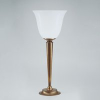 Jugendstil Tischleuchte Berliner Messing Q10 von Berliner Messingleuchten GmbH