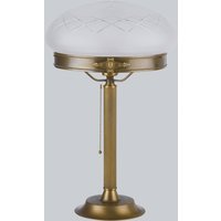 Jugendstil Tischleuchte Messing Z17 Zugschnur von Berliner Messingleuchten GmbH