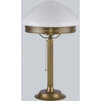 Jugendstil Tischleuchte Zugschnur Messing Z17 von Berliner Messingleuchten GmbH