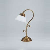 Jugendstil Tischleuchte aus Berliner Messing Q5 von Berliner Messingleuchten GmbH