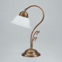 Jugendstil Tischleuchte aus Berliner Messing Q6 von Berliner Messingleuchten GmbH