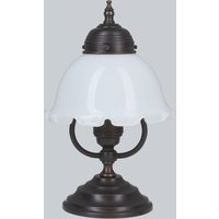 Jugendstil Tischleuchte echt Antik Messing V20 von Berliner Messingleuchten GmbH