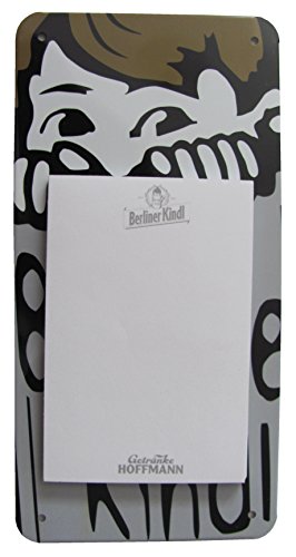 Berliner Kindl & Getränke Hoffmann - Blechschild mit Notizblock 20 x 10 cm Berliner Kindl & Getränke Hoffmann - Blechschild mit Notizblock 20 x 10 cm von Berliner
